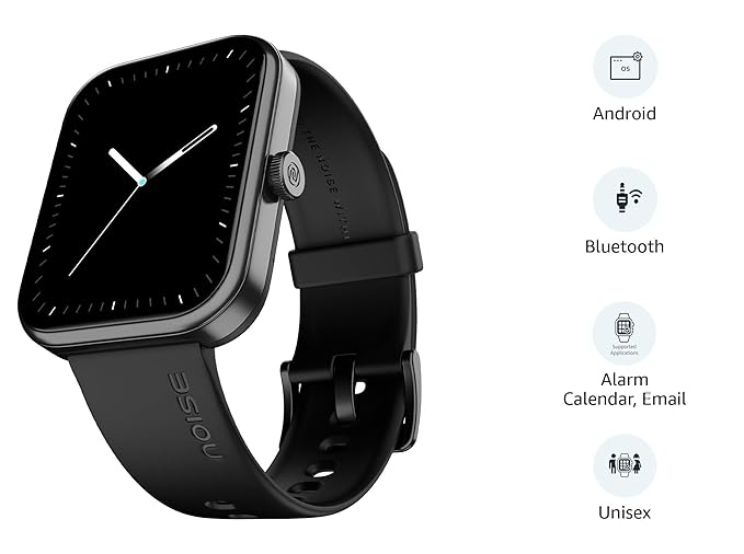 Noise Newly Launched Buds VS601 in-Ear Truly Wireless Earbuds with 50H of Playtime, Transparent case lid, Quad mic ENC, Dual Device Pairing, 10mm Driver, BT v5.3 (Graphite Black)