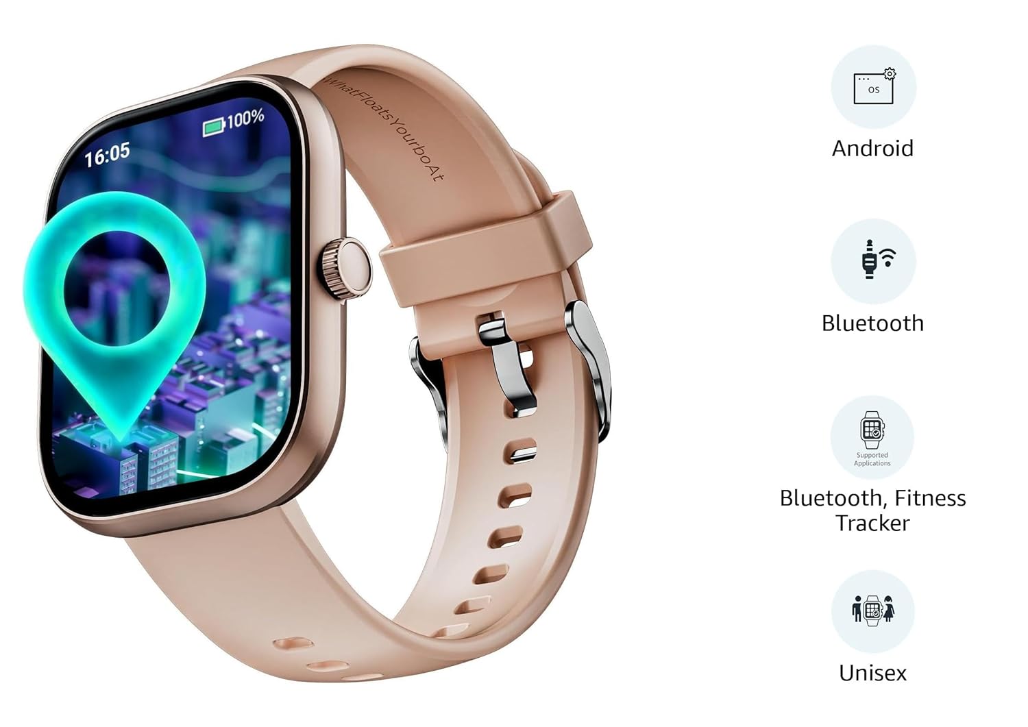 boAt Wave Call 2 with 1.83” HD Display, Advanced BT Calling, Functional Crown, Cloud & Custom Watch Faces, Multiple Sports Modes, IP67, HR, Sleep & SPO₂ Monitor Smart Watch (Midnight Black)